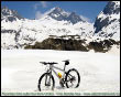 In Mountain Bike sulle nevi delle Orobie