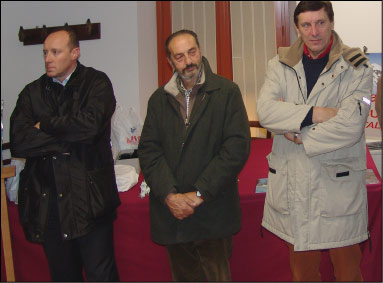 Alberto Mazzoleni, Mario Lazzaroni e Silvano Gherardi