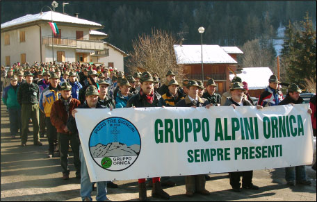 Il gruppo Alpini di Ornica