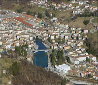 Panoramica sul centro di San Giovanni Bianco