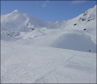 Piste sci perfettamente innevate