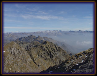 Panorama dalla Vetta del  Pizzo 3 Signori (2545 m)