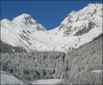 Val d'Inferno innevata