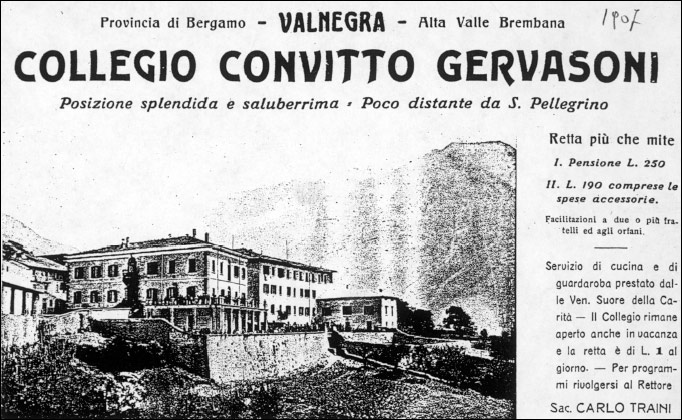La sorbona dell'Alta Valle Brembana