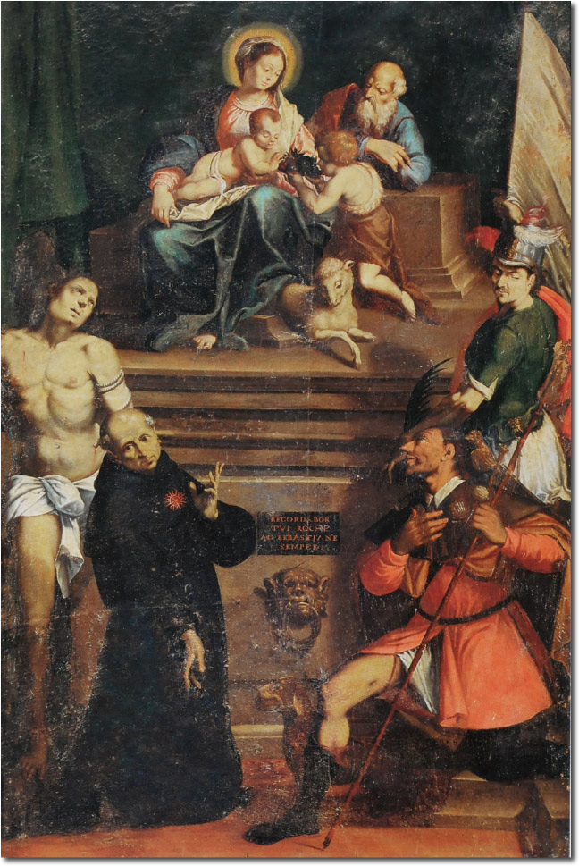 Sacra Famiglia con San Giovannino e quattro Santi