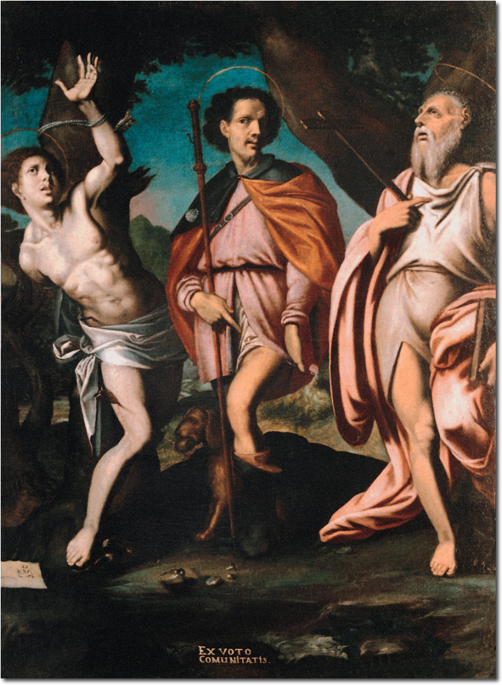 San Rocco fra i Santi Sebastiano e Bartolomeo
