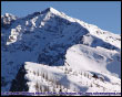 cresta ovest nel Monte Menna