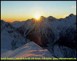 Tramonto sulle Alpi Orobie