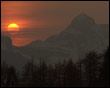 Tramonto sul Pegherolo dai Laghi Gemelli