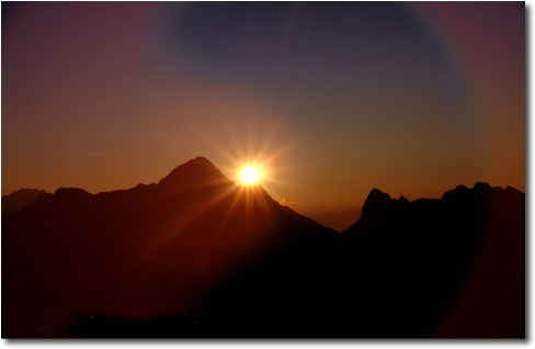 L'Alba sul Pizzo del Diavolo