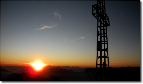 Tramonto sul Pizzo Arera