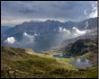 Giochi di luce al lago Cernello