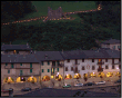 Lume di candela nel porticato