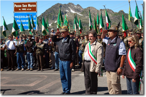 Raduno Alpino al Passo San Marco