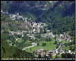 Vista sul Comune di Branzi