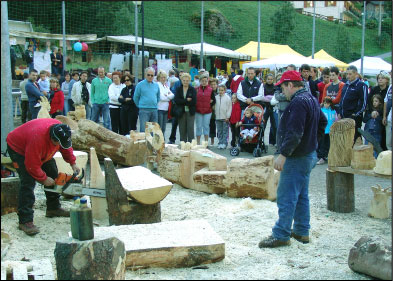 Le panchine.... dei boscaioli dell'alta Valle Brembana