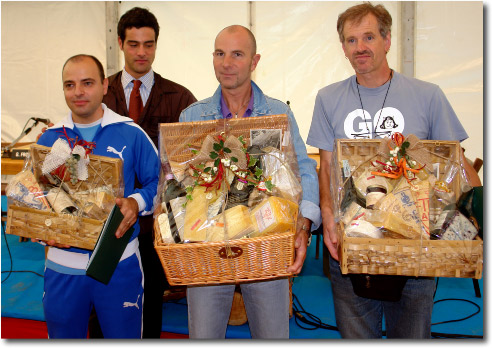 1 Pierre Paleni -  2 Pierluigi Palazzi - 3 Ivan Dossi
