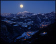 Luna piena in Val Brembilla