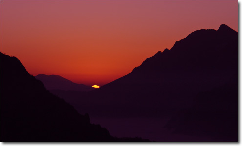 Alba nebbiosa di Cespedosio