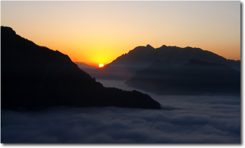Alba nebbiosa di Cespedosio