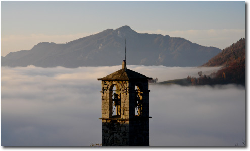Alba nebbiosa di Cespedosio