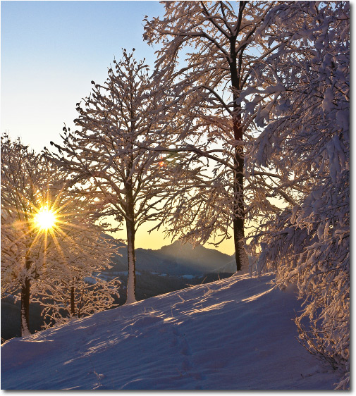 Candida neve in Valle Brembana