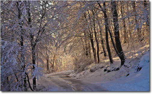 Candida neve in Valle Brembana