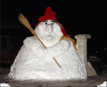 Il grande pupazzo di neve