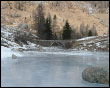 Lago del Prato ghiacciato
