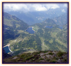 Veduta sui Laghi Gemelli