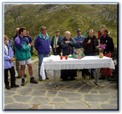 Santa Messa al Rifugio Calvi - Transorobica 2002 - Prealpi Orobie