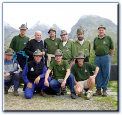 Alpini di San Pellegrino Terme allaTransorobica 2002 - Prealpi Orobie