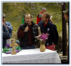 Sindaco di Carona allaTransorobica 2002 - Prealpi Orobie