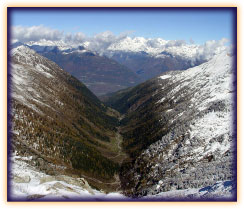 Panorama verso la valtellina