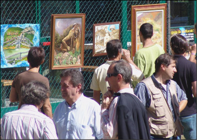 I quadri esposti del Concorso di pittura