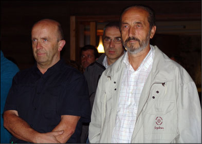 Meteorologo Regazzoni e Mario Lazzaroni sindaco di Lenna