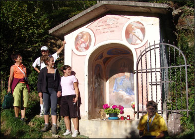 La Santella nei pressi della Costa di Valtorta