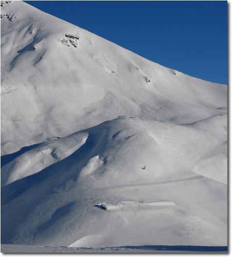 Casera e baite sommerse al Monte Avaro