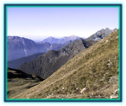 Panorama verso Ovest, dalla cima