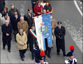 Le autorit partecipanti alla cerimonia