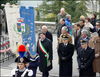 Le autorit partecipanti alla cerimonia