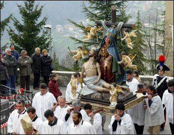 La statua della Vergine Addolorata