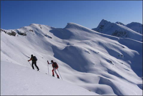 Sci-alpinisti Foppolo Corno Stella Monte Toro