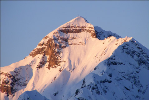 Monte Pegherolo all'alba