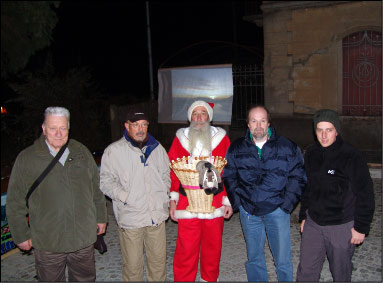 Foto ricordo con il Babbo Natale