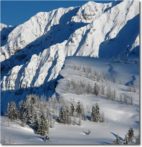 Valbona di Ortighera - Paesaggi innevati