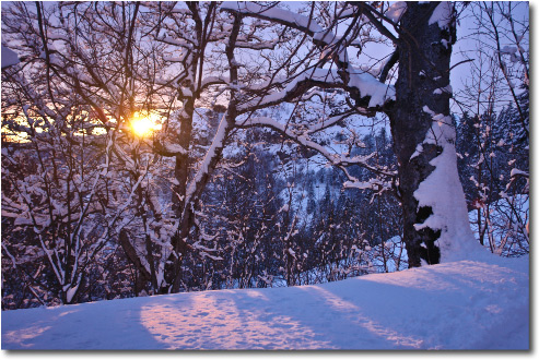 Tramonto dal Moss di Ortighera