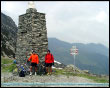 Cicloturisti al Passo S. Marco