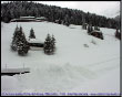 Ponte dell'Acqua isolata dalla molta neve