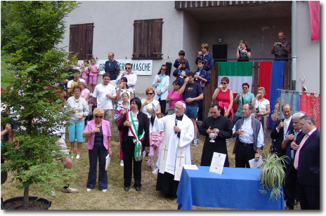 La Benedizione di Monsignor Lino Belotti, vescovo ausiliario di Bergamo